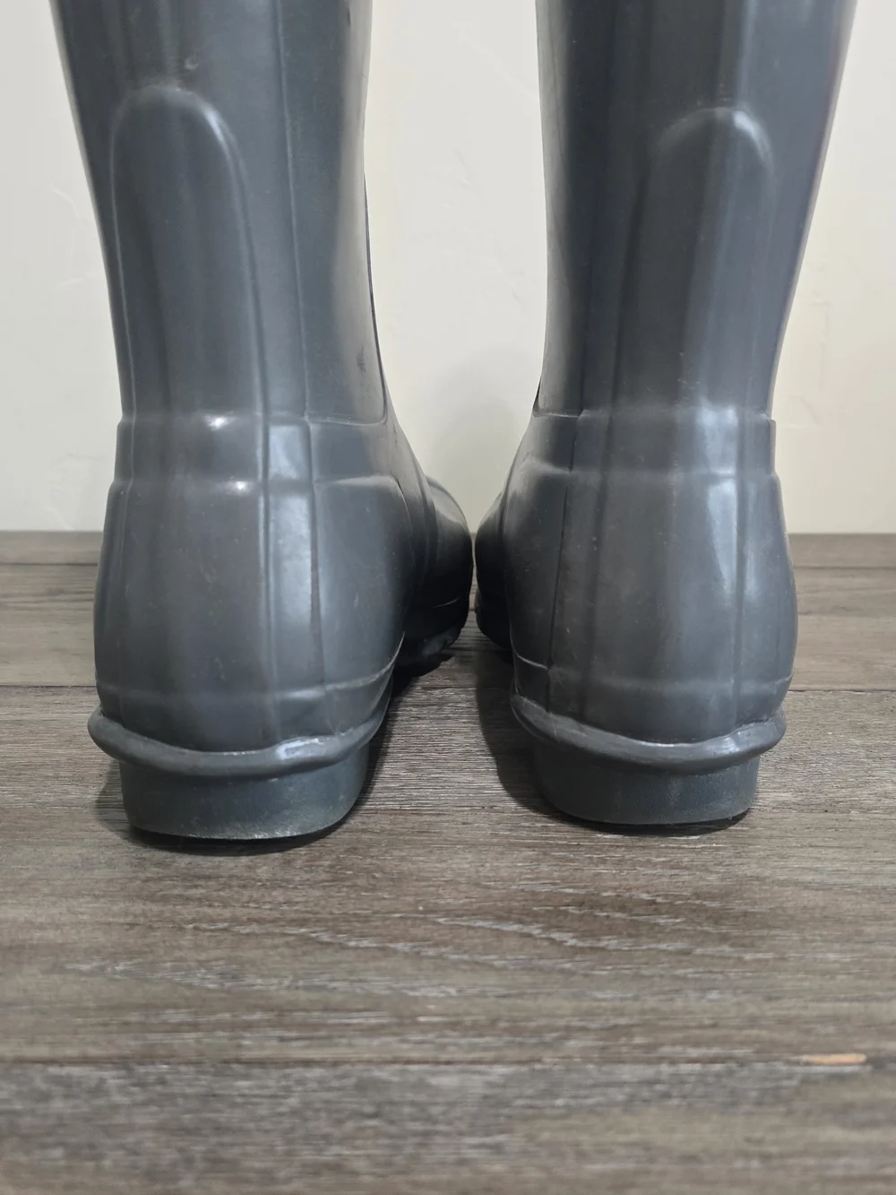 Hunter Original Tall Grey Rain Boots Women’s Size 9 Wellingtons Wellies Outdoor